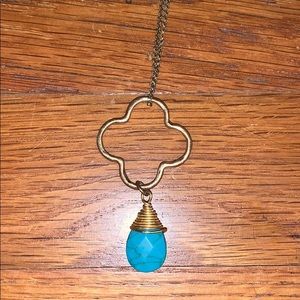 blue stone necklace
